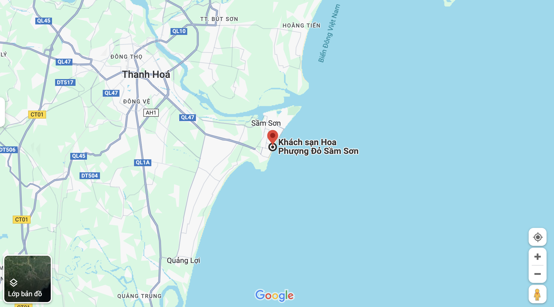 Khách sạn Hoa Phượng Đỏ Sầm Sơn cách biển 30m - 1 vị trí đắc địa giữa lòng Sầm Sơn