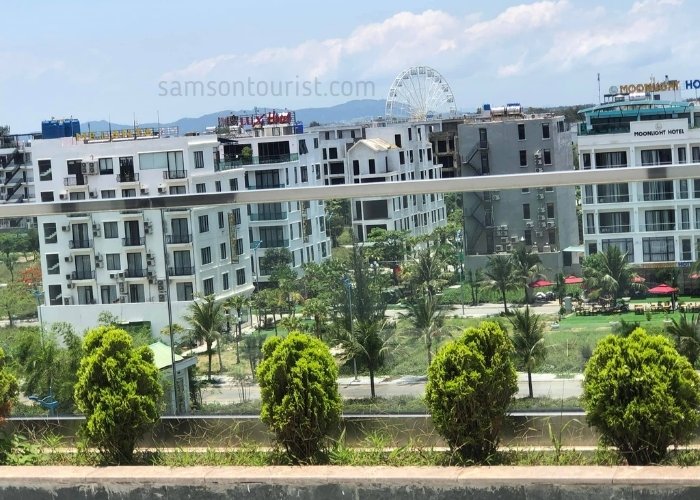 Không gian xung quanh khách sạn diamond sea sầm sơn