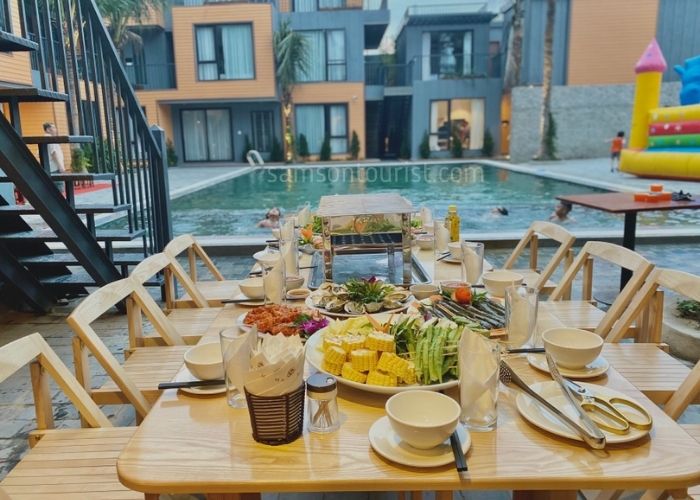 Tiệc nướng BBQ tại khách sạn marron