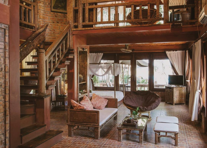 Không gian khu nghỉ dưỡng Vạn Chài Resort view biển 4 sao