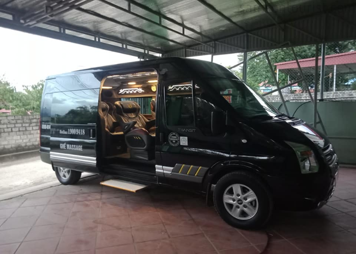 Xe khách Khánh Thịnh tuyến Thái Nguyên - Sầm Sơn