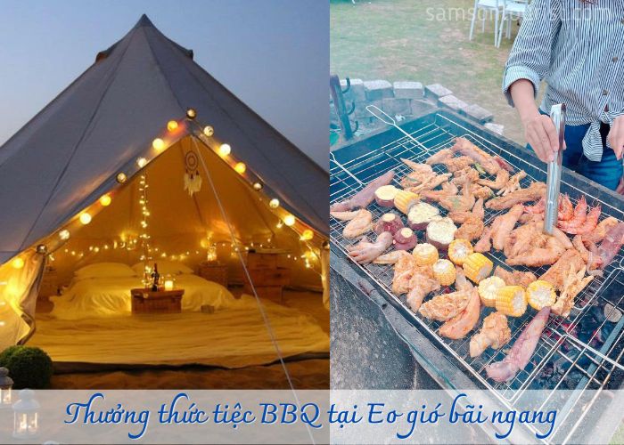 Điểm nướng BBQ tại eo gió Sầm Sơn
