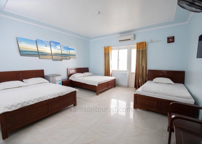 Phòng 3 giường của KS Kim Xuyến Sầm Sơn