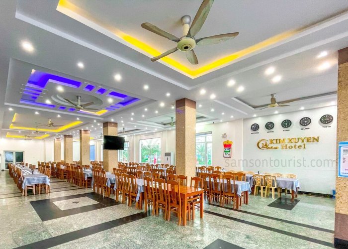 Sảnh ăn tại tầng 1 khách sạn