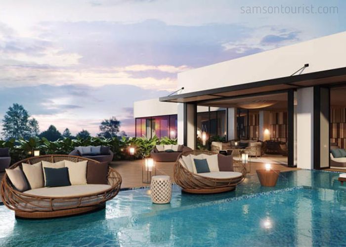 Bể bơi sạch đẹp của khách sạn dragon style 4 Sao Sầm Sơn Có Bể Bơi
