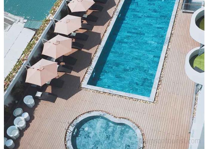 Khu vực bể bơi hiện đại 4 Sao Sầm Sơn Có Bể Bơi