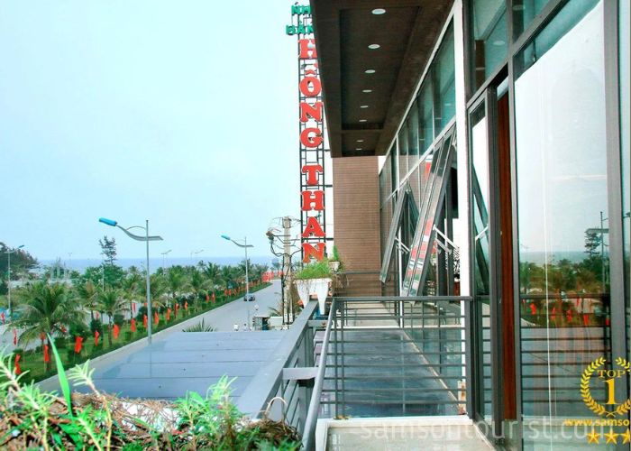 View nhà hàng Hồng Thanh hướng biển