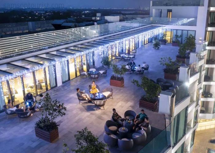 Khu nghỉ dưỡng ngoài trời tại FLC Grand Hotel 4 Sao Sầm Sơn Có Bể Bơi