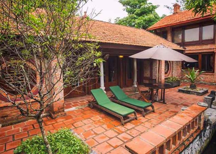 Không gian nghỉ dưỡng tại Vạn Chài 4 Sao Sầm Sơn Có Bể Bơi