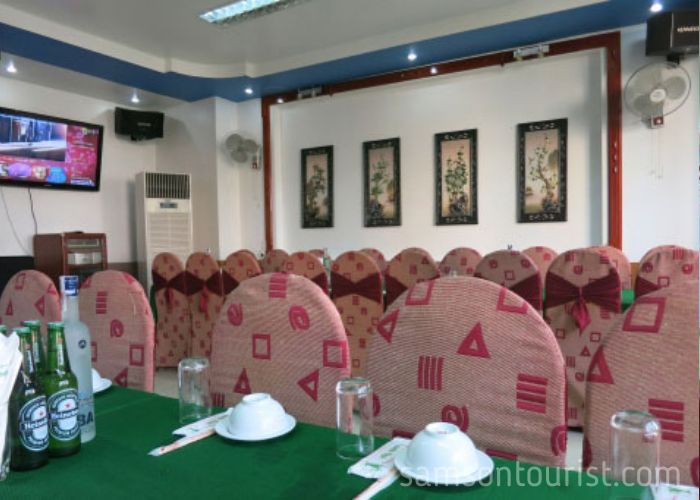 Bàn ghế nhà hàng Thanh Hợi Sầm Sơn