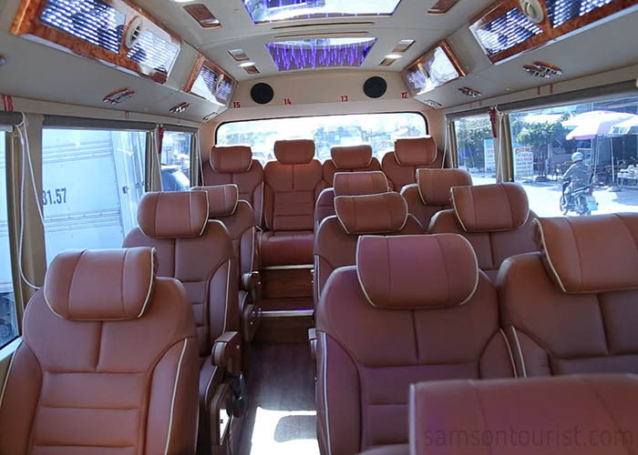 Nội thất sạch sẽ và trang bị đầy đủ thiết bị hiện đại