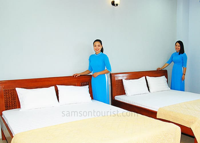Phòng nghỉ 2 giường đôi 