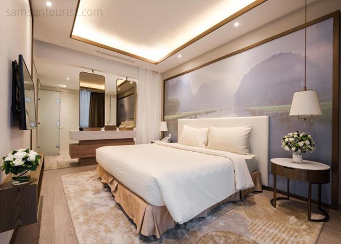 Phòng nghỉ với kiến trúc hiện đại tại FLC Grand Hotel 4 Sao Sầm Sơn Có Bể Bơi