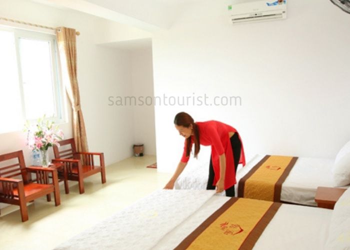 Không gian phòng rộng rãi 