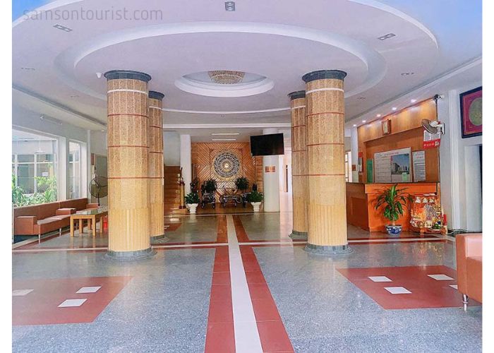 Khu vực tiền sảnh đón khách khách sạn Bộ Tài chính Sầm Sơn