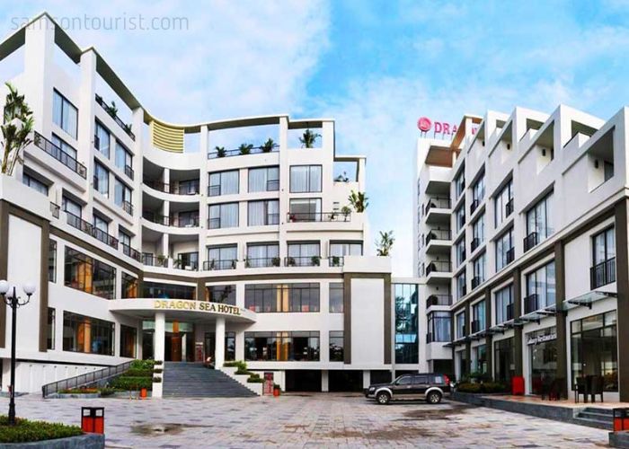 Toàn cảnh khách sạn 4 sao Sầm Sơn có bể bơi Dragon Sea Hotel