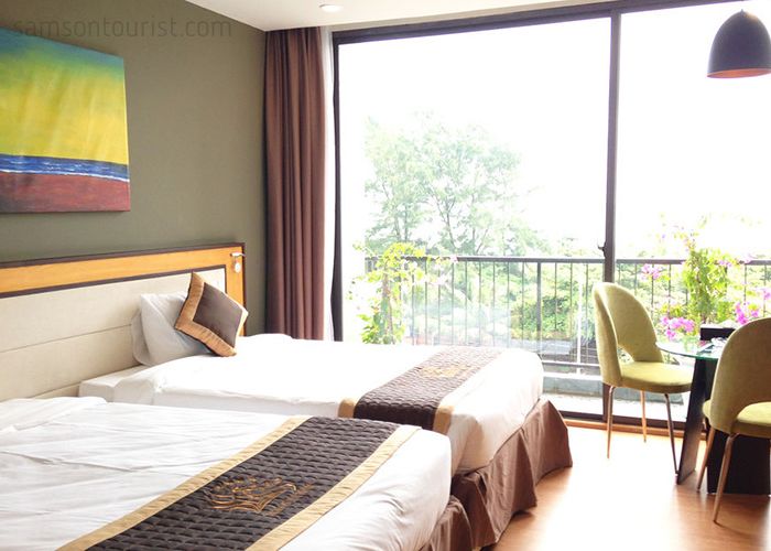 Khách sạn 4* Dragon Sea Hotel tại bãi B Phòng view biển
