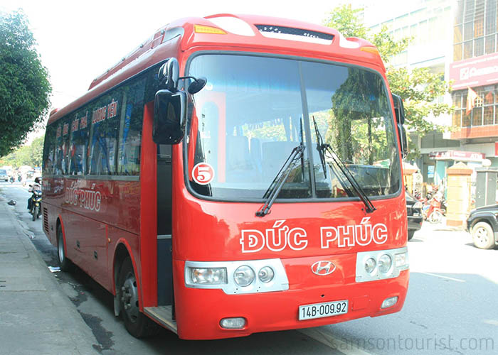 Xe Sầm Sơn đi Quảng Ninh của hãng Đức Phúc